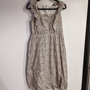 NWT Madewell Cotton Floral Midi Dress